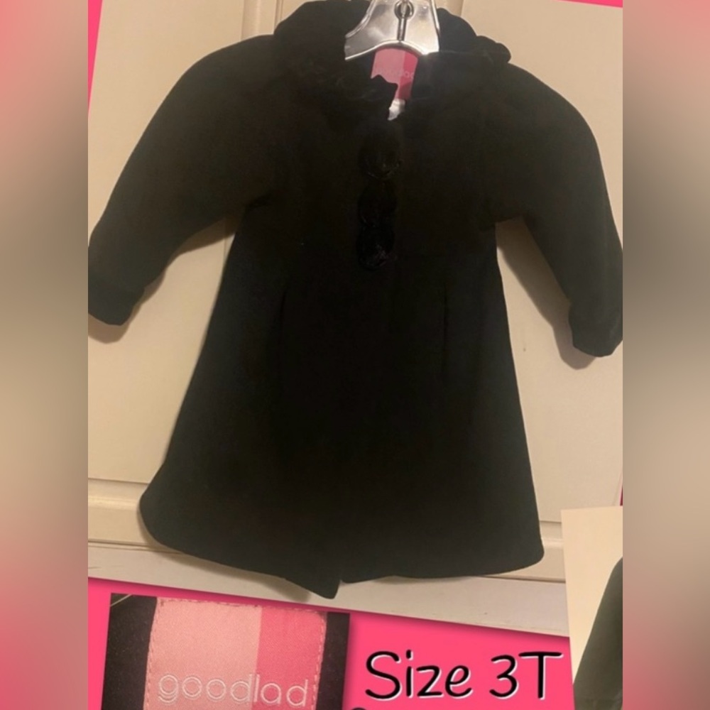 Good Lad Black Coat- toddler